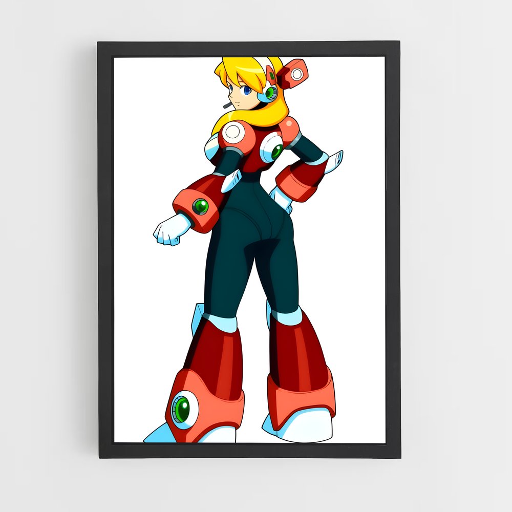 Poster Mega Master – affiche Mega man (vue 2)